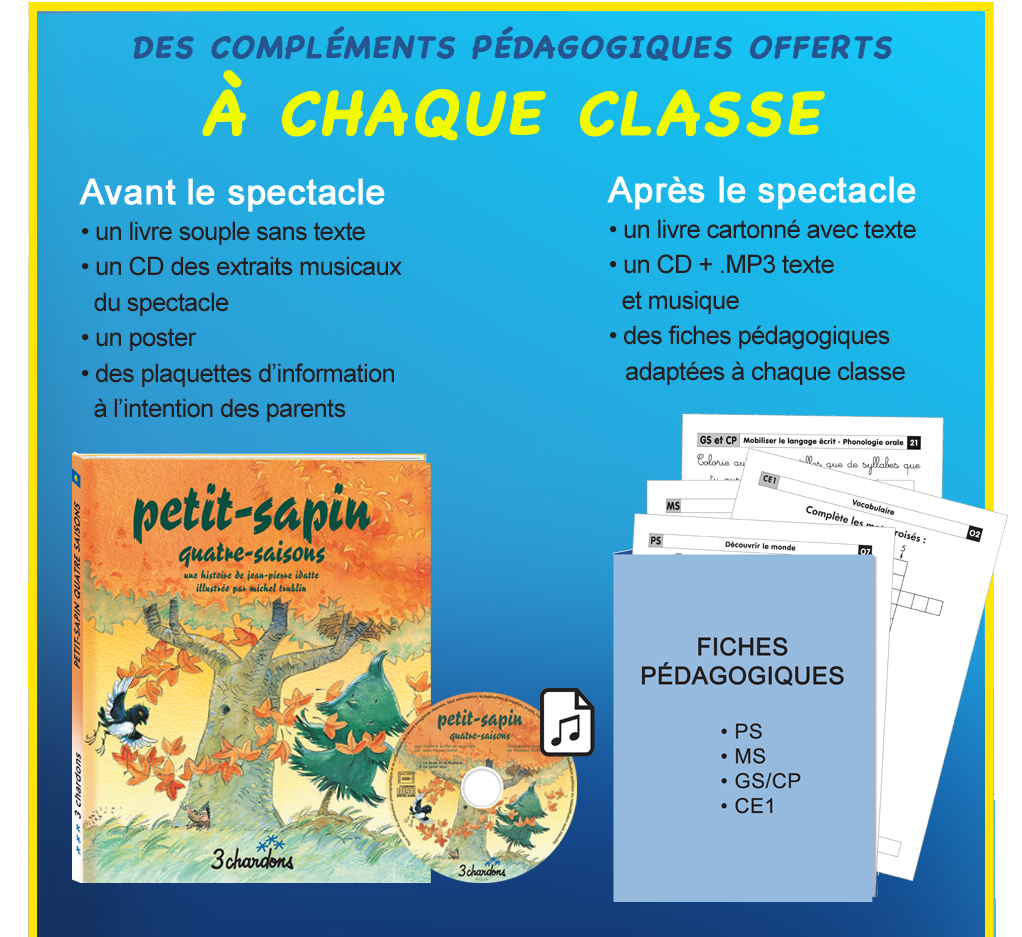 des complements pedagogiques offerts à chaque classe